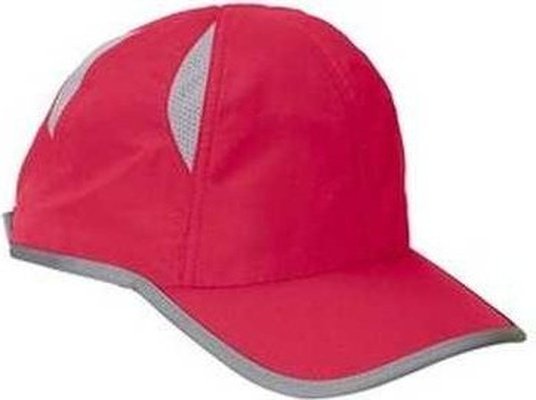 Big Accessories BA514 Performance Cap - Red - HIT a Double