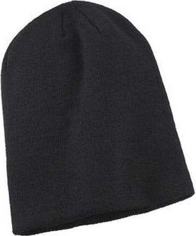 Big Accessories BA519 Slouch Beanie - Black - HIT a Double