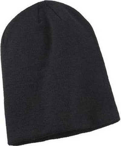 Big Accessories BA519 Slouch Beanie - Black - HIT a Double