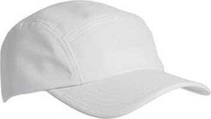 Big Accessories BA603 Pearl Performance Cap - White - HIT a Double