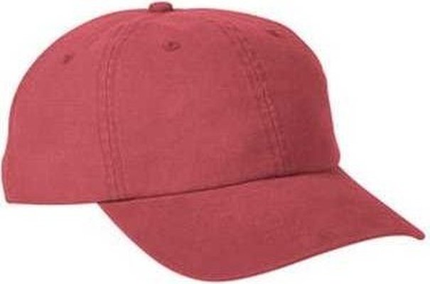 Big Accessories BA610 Heavy Washed Canvas Cap - Antique Red - HIT a Double