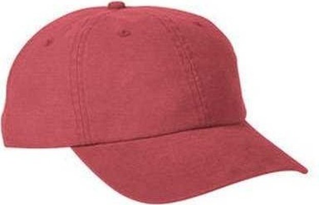 Big Accessories BA610 Heavy Washed Canvas Cap - Antique Red - HIT a Double