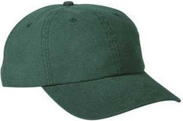 Big Accessories BA610 Heavy Washed Canvas Cap - Bottle Green - HIT a Double