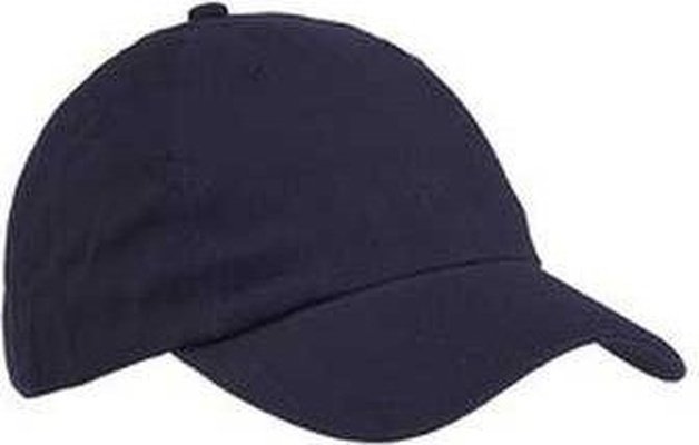 Big Accessories BX001 6-Panel Brushed Twill Unstructured Cap - Navy - HIT a Double