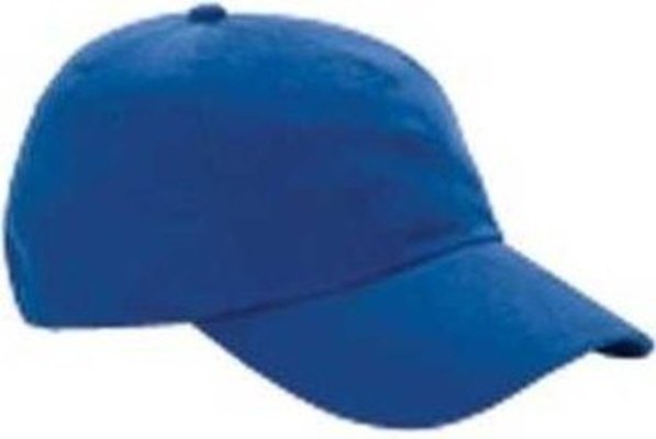 Big Accessories BX008 5-Panel Brushed Twill Unstructured Cap - Royal - HIT a Double