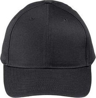 Big Accessories BX020SB Adult Structured Twill 6-Panel Snapback Cap - Black - HIT a Double