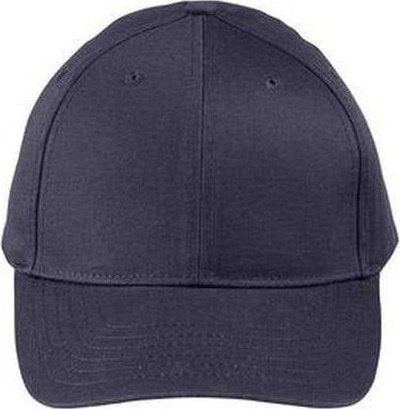 Big Accessories BX020SB Adult Structured Twill 6-Panel Snapback Cap - Navy - HIT a Double