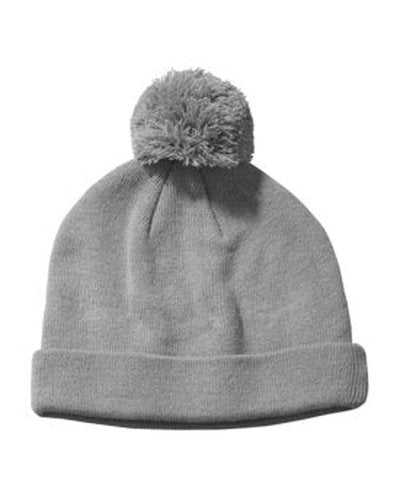 Big Accessories BX028 Knit Pom Beanie - Gray - HIT a Double