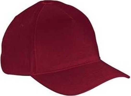 Big Accessories BX034 5-Panel Brushed Twill Cap - Maroon - HIT a Double