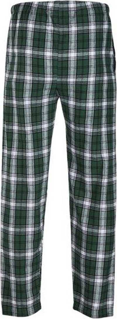 Boxercraft BM6624 Harley Flannel Pants - Green/ White - HIT a Double - 1