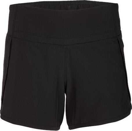 Boxercraft BW6103 Women's Stretch Lined Shorts - Black - HIT a Double - 1