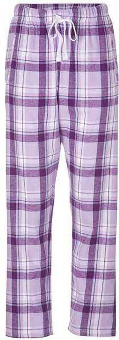 Boxercraft BW6620 Women s Haley Flannel Pants Lavender Sophia Plaid