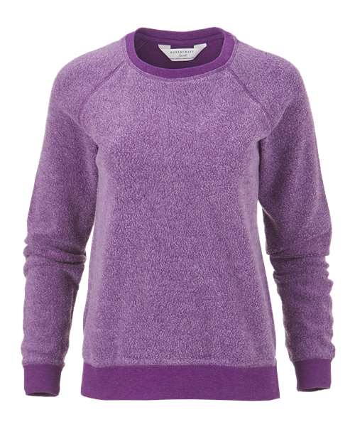 Boxercraft K01 Women's Fleece Out Pullover - Purple - HIT a Double - 1