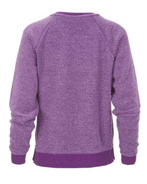 Boxercraft K01 Women's Fleece Out Pullover - Purple - HIT a Double - 1