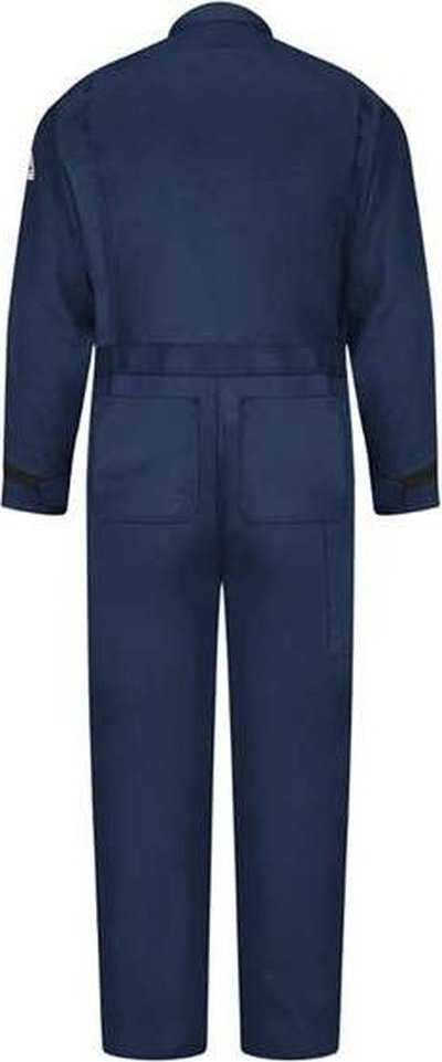 Bulwark CLZ4 EXCEL FR ComforTouch Deluxe Coverall - Navy - HIT a Double - 1