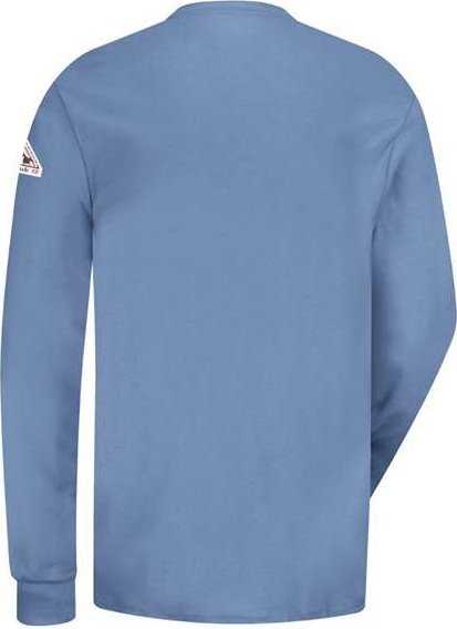 Bulwark SEL2 Long Sleeve Tagless Henley Shirt - Light Blue - HIT a Double - 1