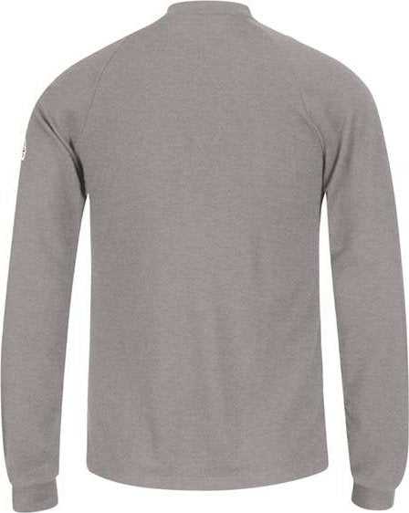 Bulwark SML2 Long Sleeve Henley Shirt- CoolTouch2 - Gray - HIT a Double - 1