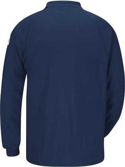 Bulwark SMP2 Classic Long Sleeve Polo - CoolTouch2 - Navy - HIT a Double - 1