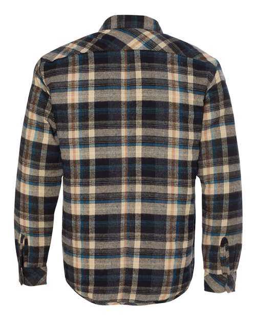 Burnside quilted flannel jacket sales