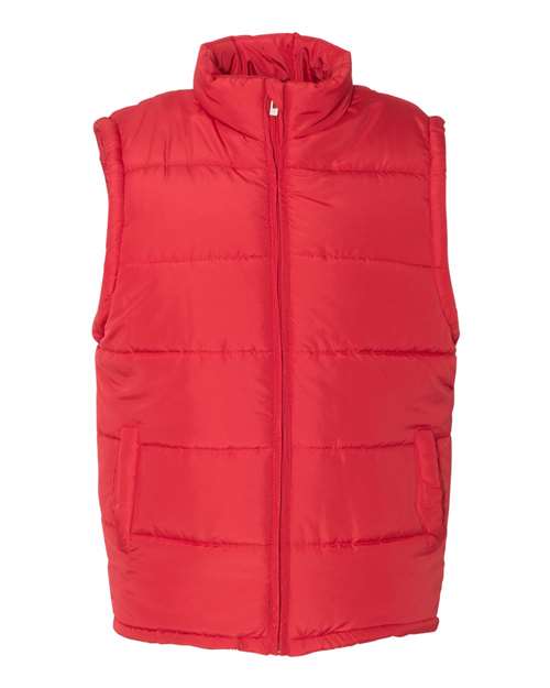 Burnside 8700 Puffer Vest - Red - HIT a Double