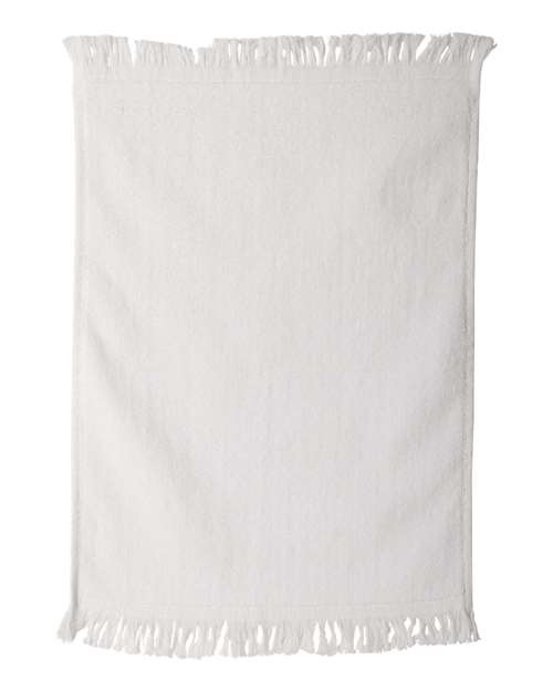 Carmel Towel Company C1118 Fringed Towel - White - HIT a Double