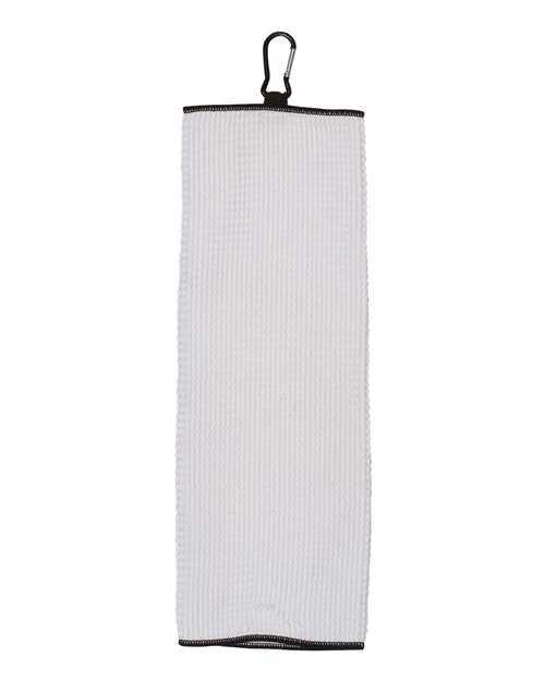 Carmel Towel Company C1717MTC Fairway Golf Towel - White - HIT a Double