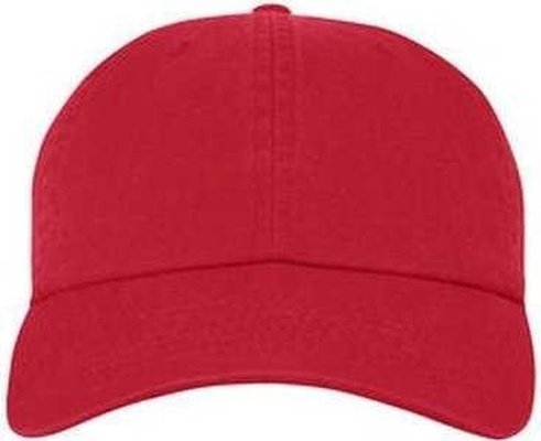 Champion CA2000 Washed Twill Cap - Red - HIT a Double