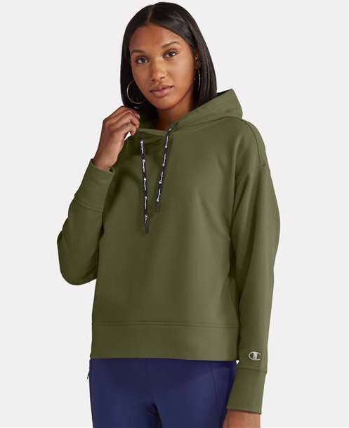 Champion jacket womens olive on sale