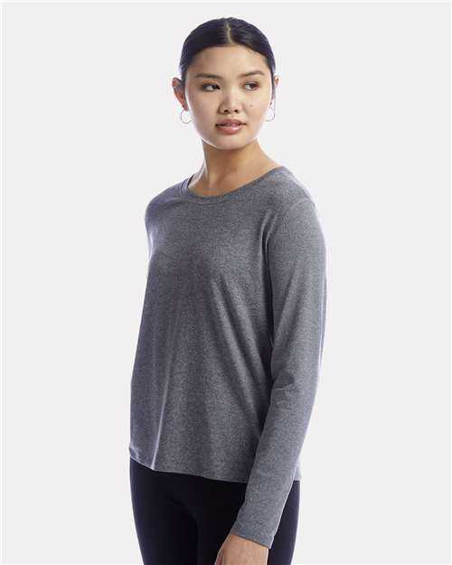 Champion ladies long sleeve tee sales
