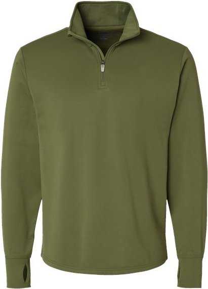 Champion CHP190 Sport Quarter-Zip Pullover - Fresh Olive" - "HIT a Double