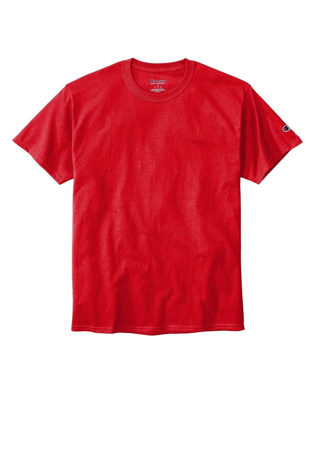 Champion T425 Heritage 6-oz Jersey Tee - Red - HIT a Double - 1