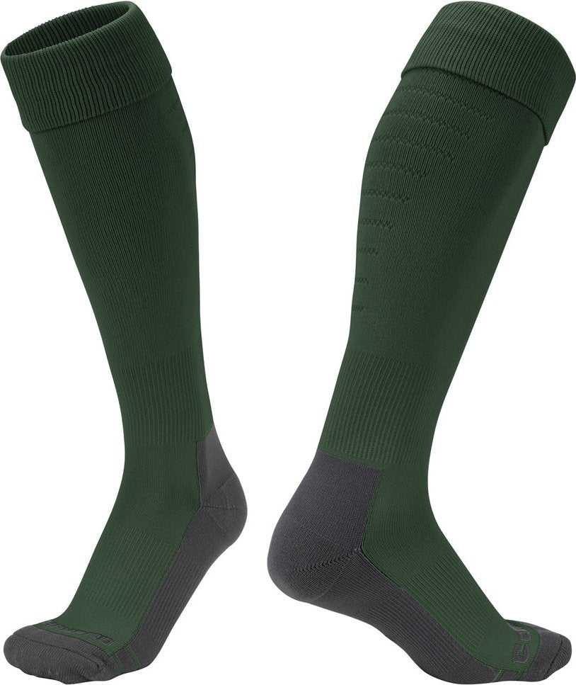 Champro AS6 Player Sock Knee High - Forest Green - HIT a Double