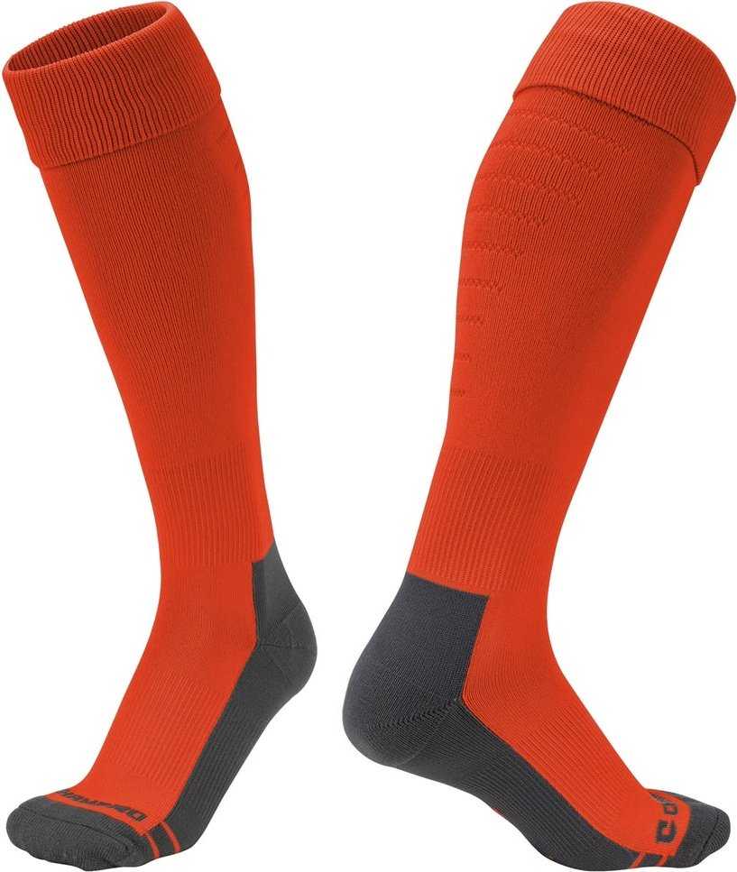 Champro AS6 Player Sock Knee High - Orange - HIT a Double