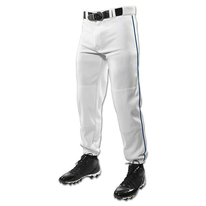 Champro BP91 Triple Crown Baseball Pant with Piping - White Navy - HIT a Double