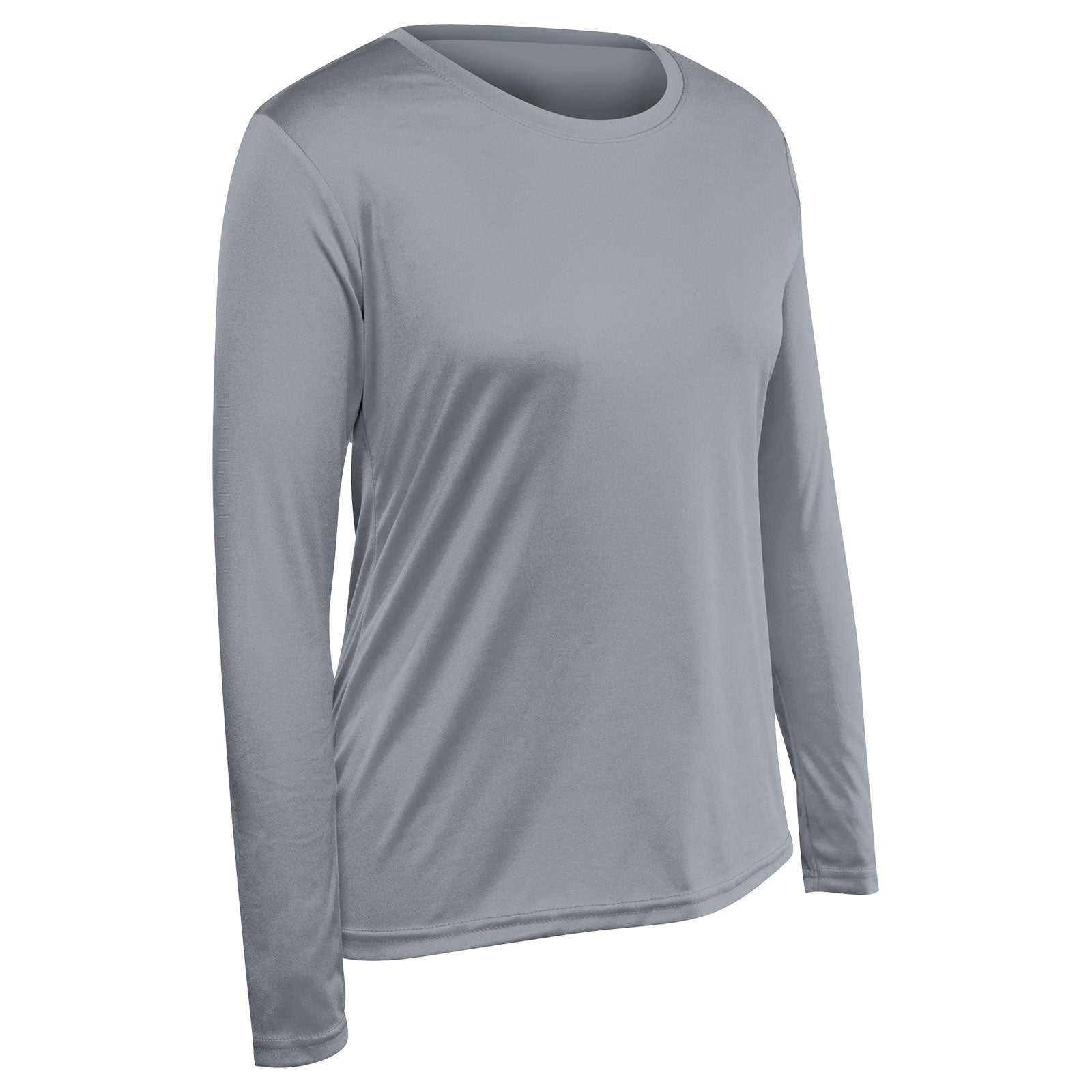 Champro BST99Long SleeveW Vision T-Shirt Long Sleeve - Silver - HIT a Double