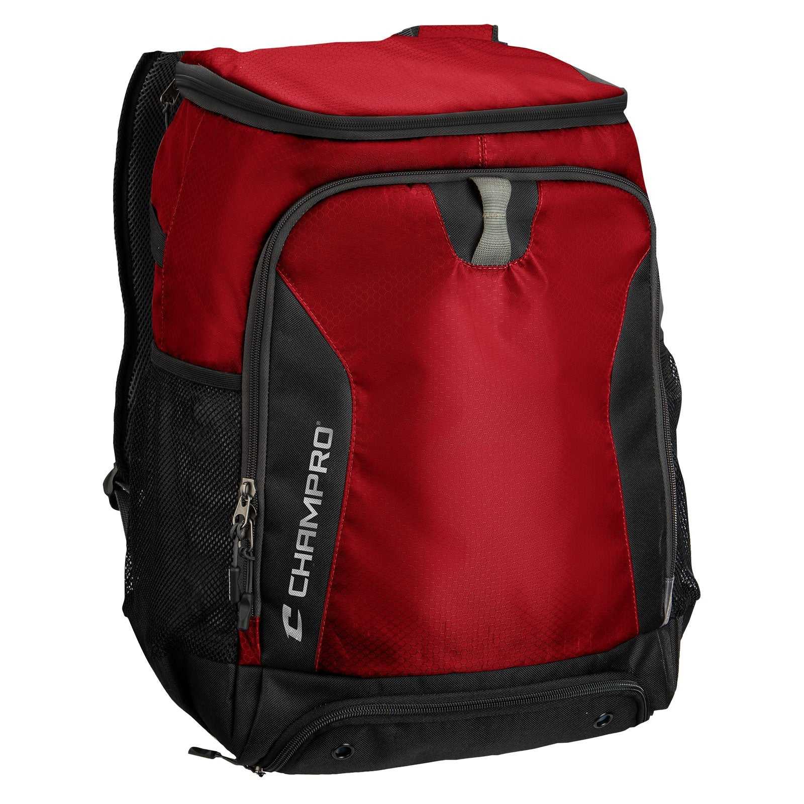 Champro E81 FortreShort Sleeve 2 Backpack - Scarlet - HIT a Double