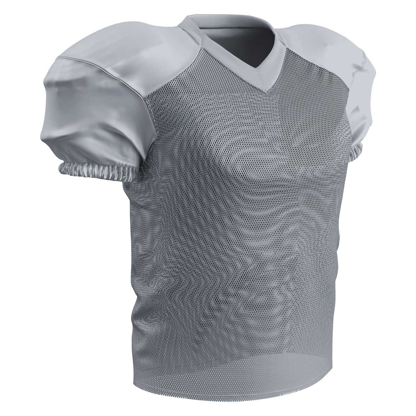 Champro FJ55 Time Out Practice Football Jersey - Silver - HIT a Double