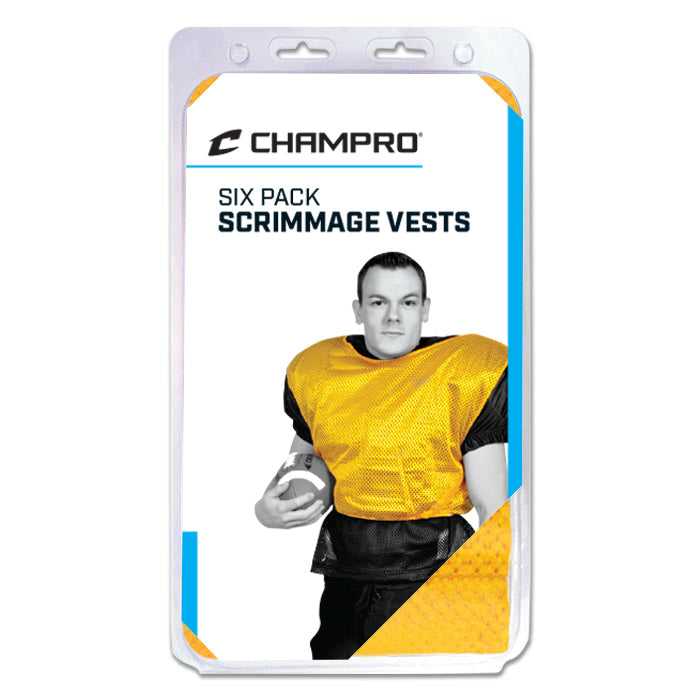 Champro FV6 Scrimmage Vest Adult & Intermediate 6 Pk - Kelly - HIT a Double - 1