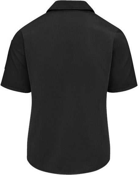 Chef Designs 501W Women's Poplin Airflow Cook Shirt with OilBlok - Black - HIT a Double - 1