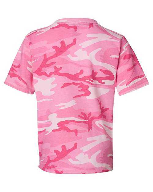 Code Five 2207 Youth Camouflage T-Shirt - Pink Woodland - HIT a Double