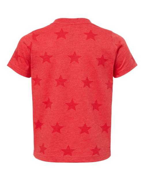 Code Five 3029 Toddler Star Print Tee - Red Star - HIT a Double