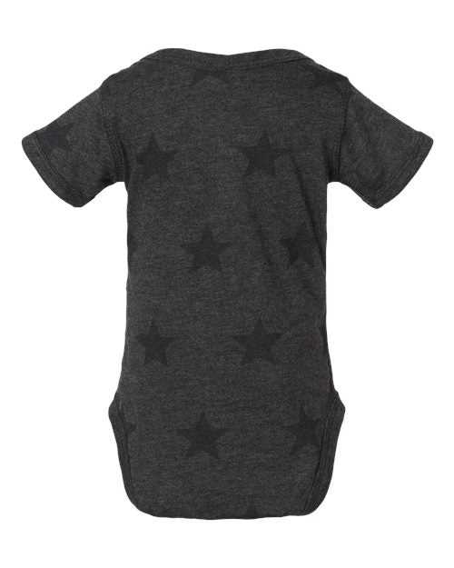 Code Five 4329 Infant Star Print Bodysuit - Smoke Star - HIT a Double