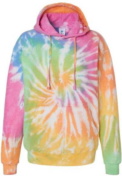 Colortone 8600 Tie-Dyed Cloud Fleece Hooded Sweatshirt - Eternity" - "HIT a Double