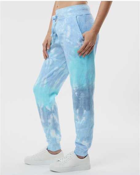 Colortone 8999 Tie-Dyed Joggers - Lagoon" - "HIT a Double