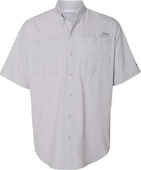 Columbia 128705 PFG Tamiami II Short Sleeve Shirt - Cool Grey - HIT a Double