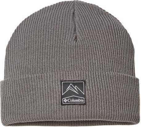 Columbia 191132 Whirlibird Cuffed Beanie - City Gray" - "HIT a Double