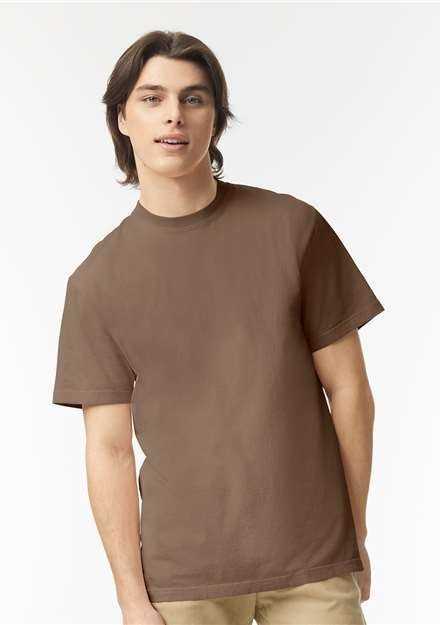 Comfort Colors 1717 Garment-Dyed Heavyweight T-Shirt - Espresso" - "HIT a Double