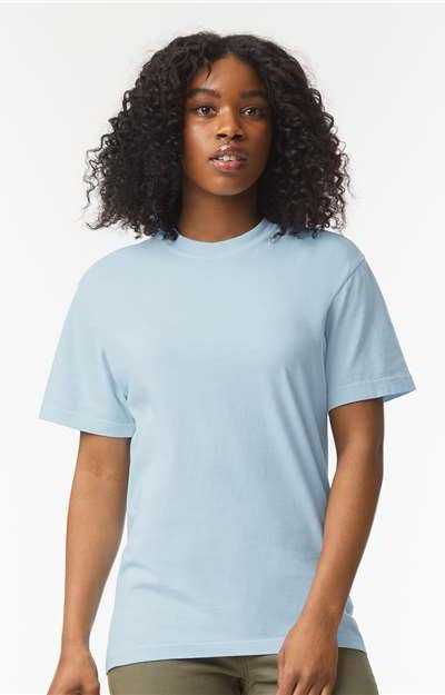 Comfort Colors 1717 Garment-Dyed Heavyweight T-Shirt - Hydrangea" - "HIT a Double