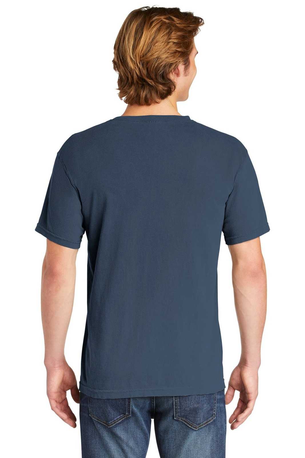 Comfort Colors 1717 Heavyweight Ring Spun Tee - Blue Jean - HIT a Double