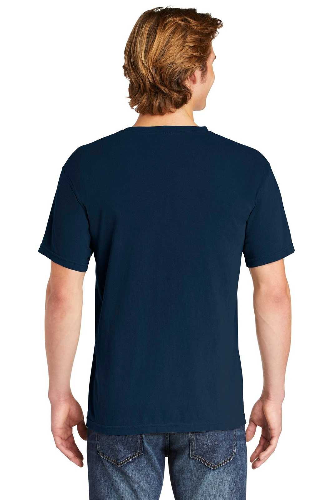 Comfort Colors 1717 Heavyweight Ring Spun Tee - True Navy - HIT a Double